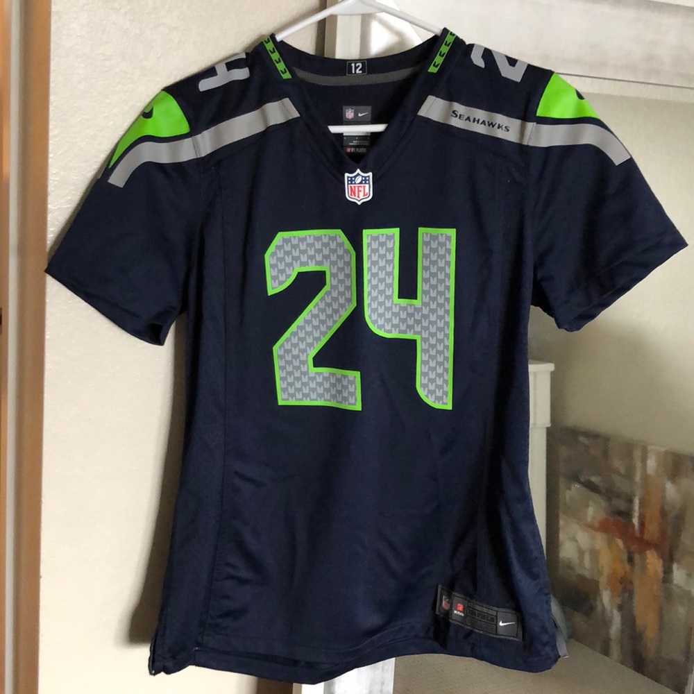 Seahawks Jersey T 24 LYNCH Women’s Large
